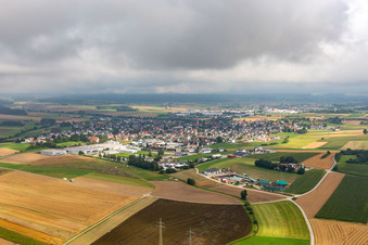 Vue aérienne de Dunningen dans le département Bade-Wurtemberg, Allemagne