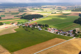 Vue aérienne de Haute forêt à Rottweil dans le département Bade-Wurtemberg, Allemagne