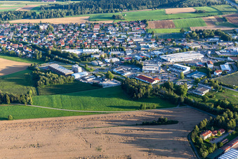 Vue aérienne de Zimmern ob Rottweil dans le département Bade-Wurtemberg, Allemagne