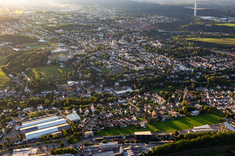 Vue aérienne de Quartier Altstadt in Rottweil dans le département Bade-Wurtemberg, Allemagne