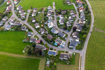 Vue oblique de Bösingen dans le département Bade-Wurtemberg, Allemagne