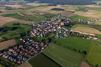 Vue aérienne de Quartier Michelwinnaden in Bad Waldsee dans le département Bade-Wurtemberg, Allemagne