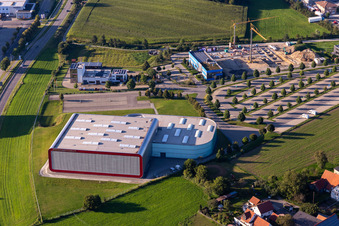 Photographie aérienne de Musée et exposition - Musée Erwin Hymer pour camping-cars à le quartier Hopfenweiler in Bad Waldsee dans le département Bade-Wurtemberg, Allemagne