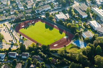Vue aérienne de Döchtbühl à Bad Waldsee dans le département Bade-Wurtemberg, Allemagne