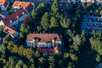 Vue aérienne de Verrouillage à le quartier Steinach in Bad Waldsee dans le département Bade-Wurtemberg, Allemagne