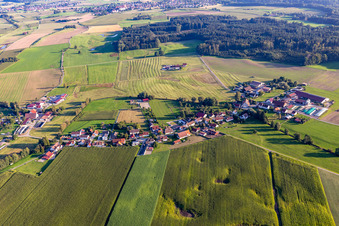 Vue aérienne de Quartier Obermöllenbronn in Bad Waldsee dans le département Bade-Wurtemberg, Allemagne