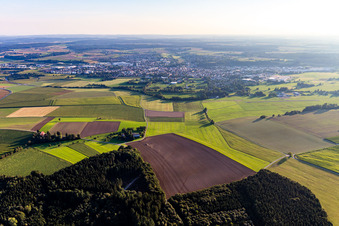 Vue aérienne de Vue de la ville depuis l'est à Bad Saulgau dans le département Bade-Wurtemberg, Allemagne