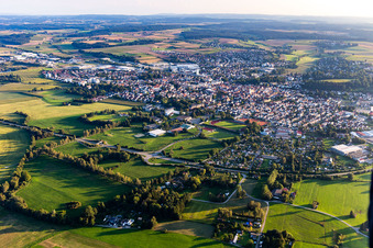 Vue aérienne de Bad Saulgau dans le département Bade-Wurtemberg, Allemagne