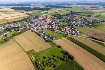 Vue aérienne de Quartier Reichenbach in Bad Schussenried dans le département Bade-Wurtemberg, Allemagne