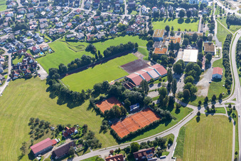 Vue aérienne de Quartier Friesenhäusle in Baindt dans le département Bade-Wurtemberg, Allemagne