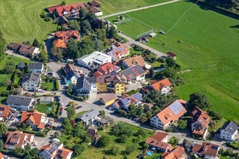 Vue aérienne de Quartier Heißen in Vogt dans le département Bade-Wurtemberg, Allemagne
