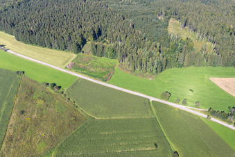 Vue aérienne de Quartier Wassers in Wolfegg dans le département Bade-Wurtemberg, Allemagne