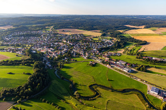 Photographie aérienne de Bingen dans le département Bade-Wurtemberg, Allemagne