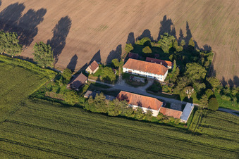Vue aérienne de Quartier Heiligkreuztal in Altheim dans le département Bade-Wurtemberg, Allemagne