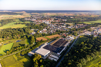Vue aérienne de Locaux de l'usine Silit-Werke GmbH & Co. KG à Riedlingen dans le département Bade-Wurtemberg, Allemagne