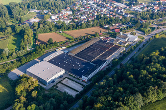 Vue aérienne de Locaux de l'usine Silit-Werke GmbH & Co. KG à Riedlingen dans le département Bade-Wurtemberg, Allemagne