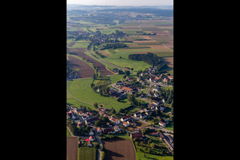 Vue aérienne de Quartier Göffingen in Unlingen dans le département Bade-Wurtemberg, Allemagne