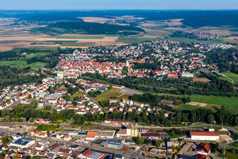 Riedlingen dans le département Bade-Wurtemberg, Allemagne d'en haut