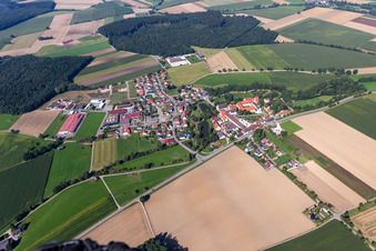 Vue aérienne de Quartier Heiligkreuztal in Altheim dans le département Bade-Wurtemberg, Allemagne