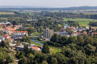 Vue aérienne de Immeuble de grande hauteur à Riedlingen dans le département Bade-Wurtemberg, Allemagne