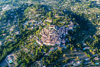 Callian dans le département Var, France hors des airs