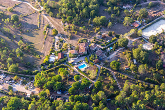 Montauroux dans le département Var, France vue du ciel