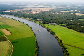 Vue aérienne de De Hamert dans le département Limbourg, Pays-Bas