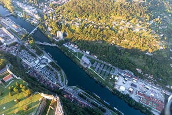 Vue aérienne de Salle de concert : La Rodia à le quartier Brégille in Besançon dans le département Doubs, France