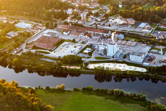 Vue aérienne de Papeterie Gemdoubs à Novillars dans le département Doubs, France