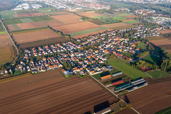 Quartier Mörlheim in Landau in der Pfalz dans le département Rhénanie-Palatinat, Allemagne d'en haut
