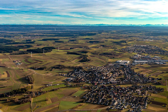 Vue aérienne de Quartier Waldmössingen in Schramberg dans le département Bade-Wurtemberg, Allemagne