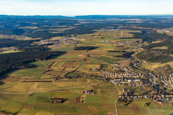 Vue aérienne de Quartier Fluorn in Fluorn-Winzeln dans le département Bade-Wurtemberg, Allemagne