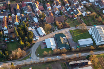Vue aérienne de Technologie des chaussures orthopédiques Wilhelm à Steinfeld dans le département Rhénanie-Palatinat, Allemagne