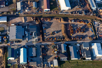 Edenkoben dans le département Rhénanie-Palatinat, Allemagne vue du ciel