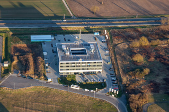 Vue aérienne de Groupe MTS à Rülzheim dans le département Rhénanie-Palatinat, Allemagne