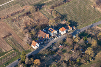 Vue aérienne de Arbotstr à le quartier Arzheim in Landau in der Pfalz dans le département Rhénanie-Palatinat, Allemagne