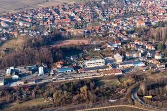 Quartier Godramstein in Landau in der Pfalz dans le département Rhénanie-Palatinat, Allemagne vue d'en haut