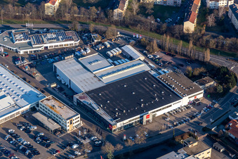 Vue aérienne de Chr. Ufer GmbH Galerie de salles de bains et de design à Landau in der Pfalz dans le département Rhénanie-Palatinat, Allemagne