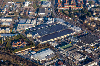 Vue aérienne de Progroup AG à Landau in der Pfalz dans le département Rhénanie-Palatinat, Allemagne