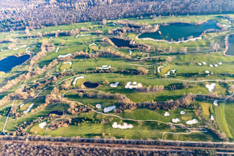 Enregistrement par drone de Terrain de golf Landgut Dreihof - GOLF absolu à le quartier Dreihof in Essingen dans le département Rhénanie-Palatinat, Allemagne