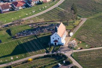 Photographie aérienne de Chapelle Saint-Denys (du Mariage) à le quartier Gleiszellen in Gleiszellen-Gleishorbach dans le département Rhénanie-Palatinat, Allemagne