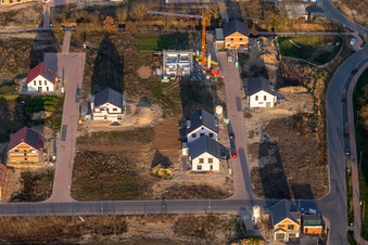 Vue oblique de Nouvelle zone de développement K2 à Kandel dans le département Rhénanie-Palatinat, Allemagne