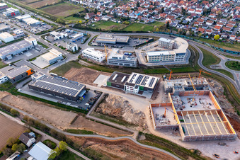 Photographie aérienne de EmiCo Emission Control Systems GmbH à le quartier Queichheim in Landau in der Pfalz dans le département Rhénanie-Palatinat, Allemagne