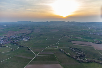 Dierbach dans le département Rhénanie-Palatinat, Allemagne hors des airs
