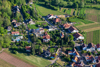 Vue aérienne de Chant des oiseaux à Weyher in der Pfalz dans le département Rhénanie-Palatinat, Allemagne