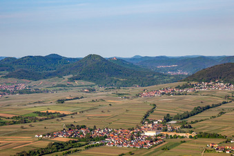 Böchingen dans le département Rhénanie-Palatinat, Allemagne vue du ciel