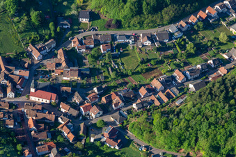 Vue oblique de Schwanheim dans le département Rhénanie-Palatinat, Allemagne
