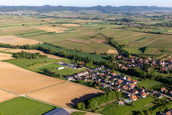 Photographie aérienne de Vue du village depuis le sud-est à Dierbach dans le département Rhénanie-Palatinat, Allemagne