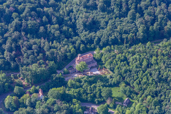 Vue aérienne de ASSOCIATION D'ART WILHELMSHÖHE ETTLINGEN EV à Ettlingen dans le département Bade-Wurtemberg, Allemagne