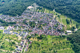 Photographie aérienne de Quartier Waldprechtsweier in Malsch dans le département Bade-Wurtemberg, Allemagne